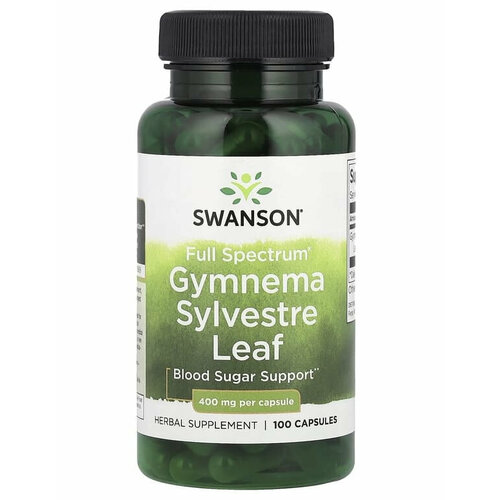 Swanson Gymnema Sylvestre Leaf Full Spectrum 400  100  1178