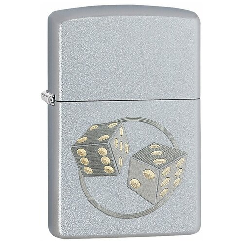  Zippo 29412 Dice Satin Chrome 4558