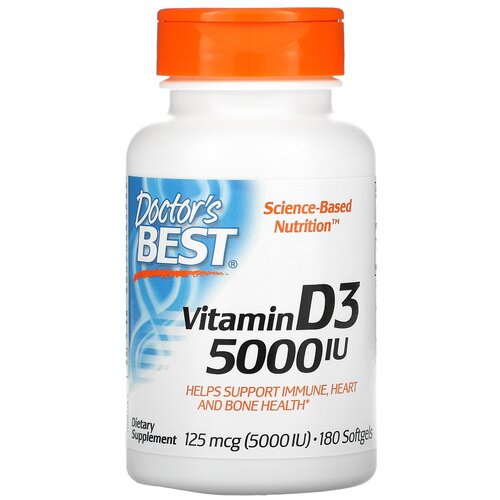 Doctor's Best Vitamin D3 ., 5000 , 70 , 180 . 2240