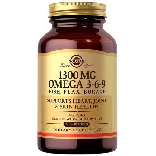 Solgar Omega 3-6-9 Fish, Flax, Borage ., 1300 , 278 , 60 .,  2444