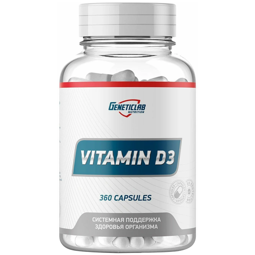 Geneticlab Nutrition Vitamin D3 (360 ), 100 , 360 . 751