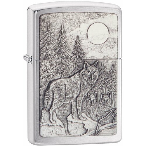  ZIPPO Classic   Brushed Chrome, /, , , 38x13x57 , ,    4770 