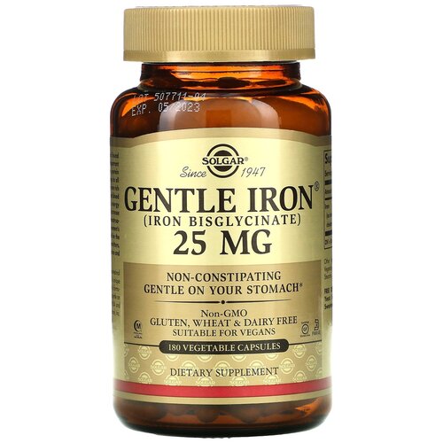 Gentle Iron (Iron Bisglycinate) ., 25 , 180 . 2630