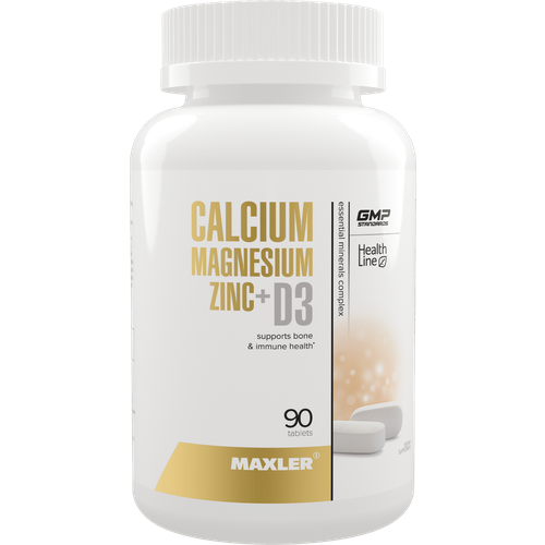 Maxler Calcium Magnesium Zinc + D3 ., 150 , 145 , 90 . 989