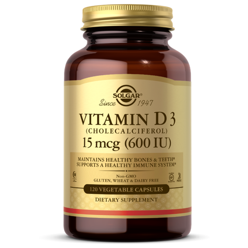 Vitamin D3 ( 3) 15  (600 IU) 120   (Solgar) 3645