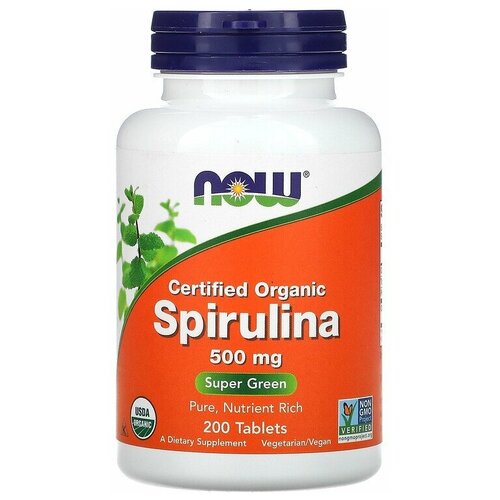 NOW Spirulina 500 mg 500  3745