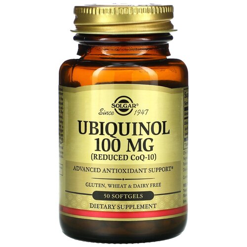  SOLGAR Ubiquinol 100 , 190 , 100 , 50 . 10618