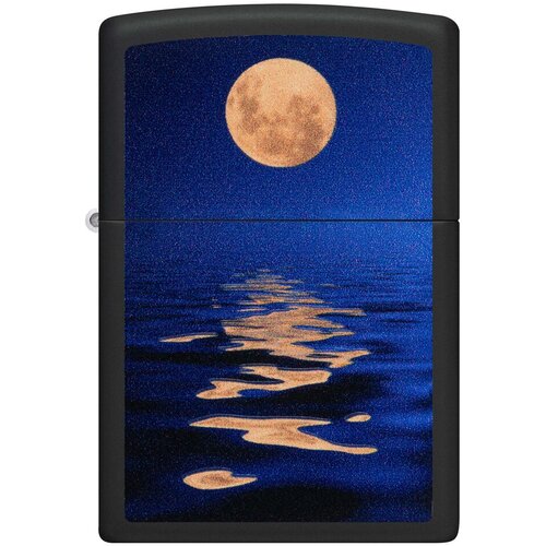    ZIPPO Classic 49810 Moon Sunset   Black Light -  , ,    6470 