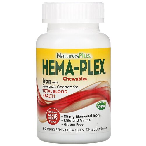  Natures Plus Hema-Plex  (  ), 150 , 60 . 1300