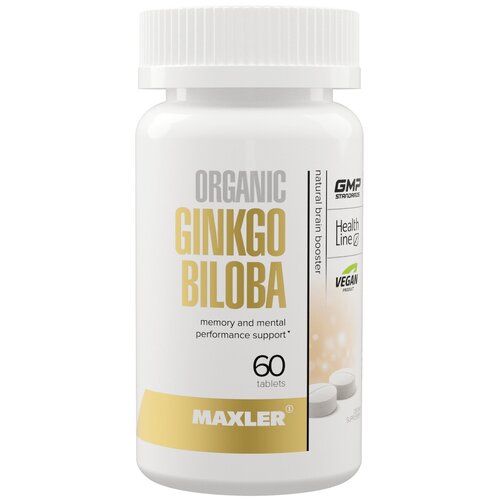 Maxler Organic Ginkgo Biloba ., 100 , 60 . 949