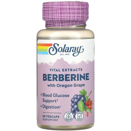 Solaray Berberine with Oregon Grape Vital Extracts 60   (Solaray) 3500