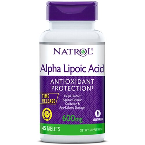 Natrol Alpha Lipoic Acid Time Release . . ., 600 , 50 , 45 . 2964