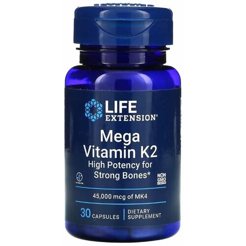 Life Extension, Mega Vitamin K2, 30  3400