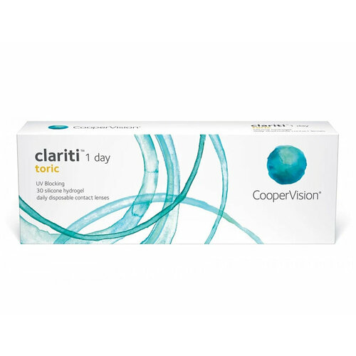   CooperVision Clariti 1 day toric., 30 ., R 8,6, D -4,CYL:-1,25,A:120, ADD: +1.00 D, , 1 . 2300