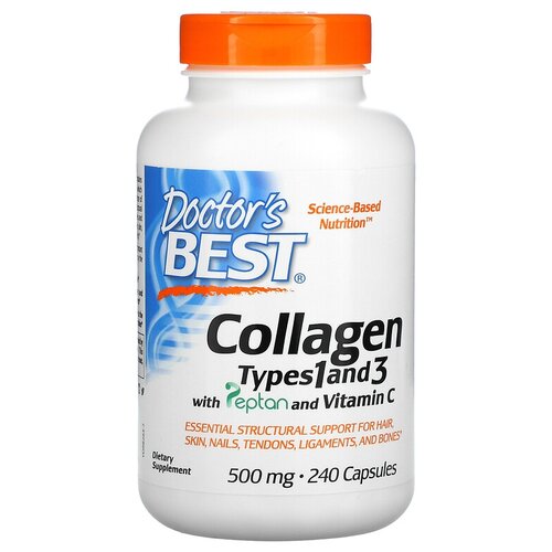 Doctor's Best Collagen Types 1 and 3 with Vitamin C ., 500 , 242 , 240 . 4180