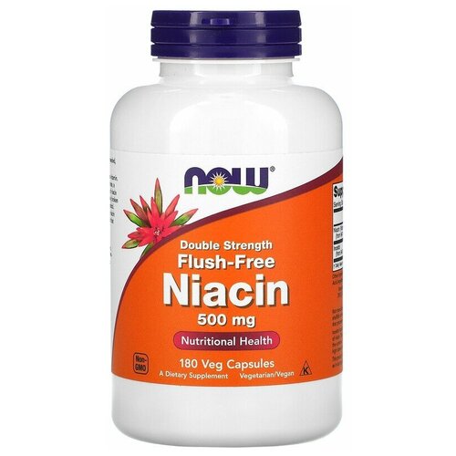 NOW Niacin Flush-Free Double Strength (   ) 500  180  6160