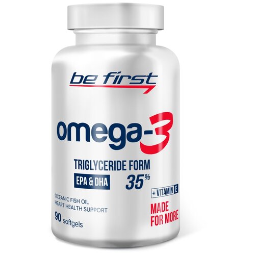 Be First Omega-3 + Vitamin E ., 120 , 90 . 750