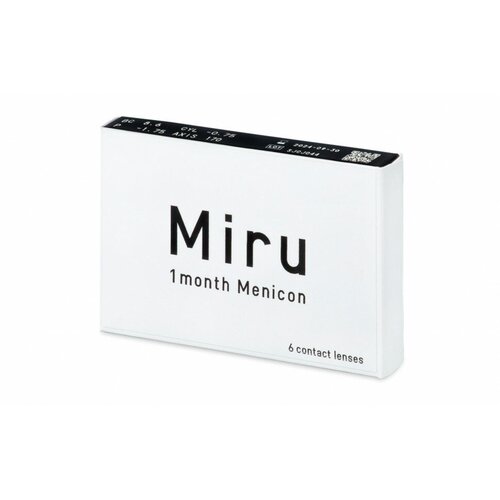   Menicon Miru 1month, 6 ., R 8,6, D -0,5, , 1 . 3360