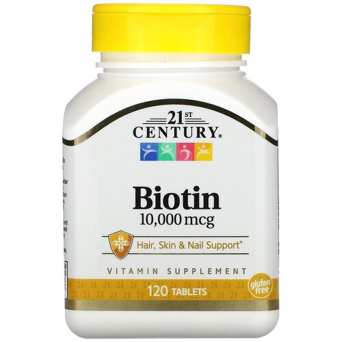  21st Century Biotin 10 000 , 80 , 80 , 120 . 1800