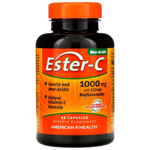  AMERICAN HEALTH Ester-C with Citrus Bioflavonoids, 180 , 1000 , 90 . 5099