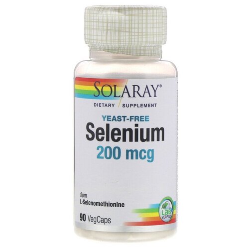  Solaray Selenium (yeast-free), 70 , 200 , 90 . 2506