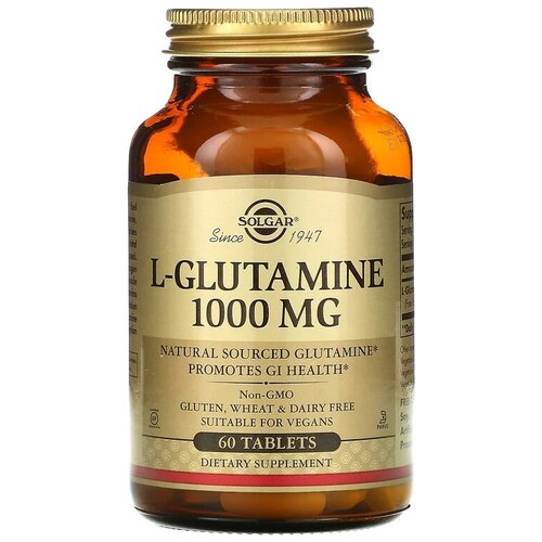 Solgar L-Glutamine ., 1000 , 250 , 60 . 1520