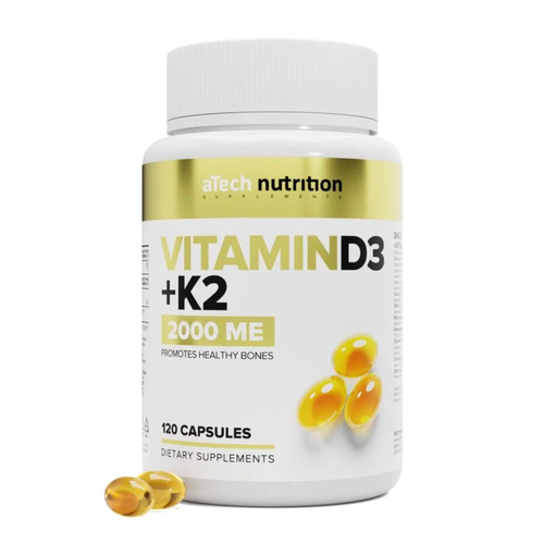  3 + 2 / VITAMIN D3+2 2000  250  aTech nutrition 120 , ,    482 