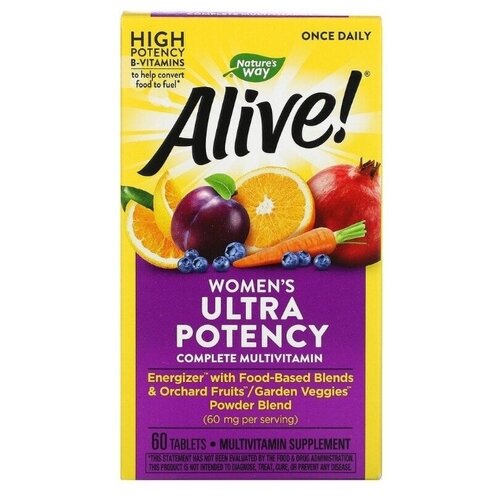  Nature's Way Alive! Once Daily Women's Ultra Potency Multi-Vitamin, 230 , 60 . 3126