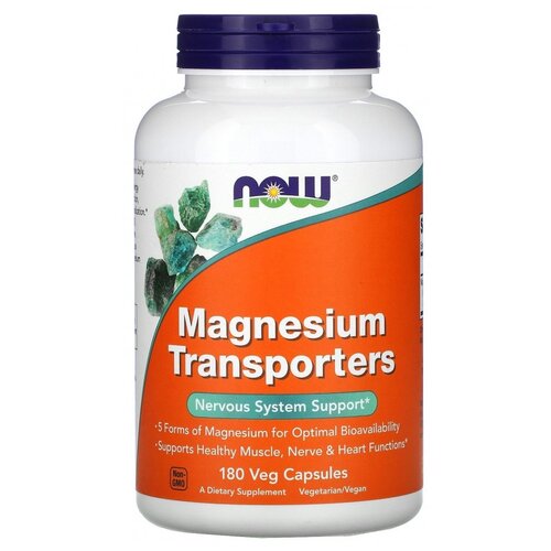  NOW Magnesium Transporters, 200 , 180 . 4800