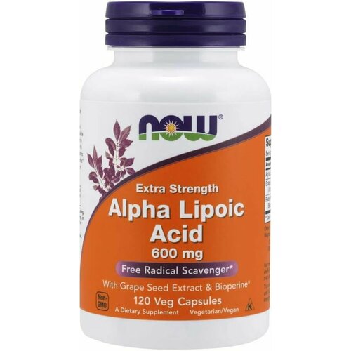   NOW Alpha Lipoic Acid, -  600  120 , ,   4790