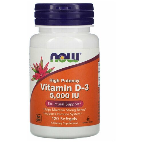 NOW Foods Vitamin D3-5000 (120 .) 1062