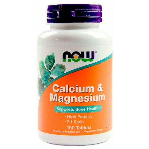 NOW Calcium and Magnesium 500/250  100  /    500/250  100  1899