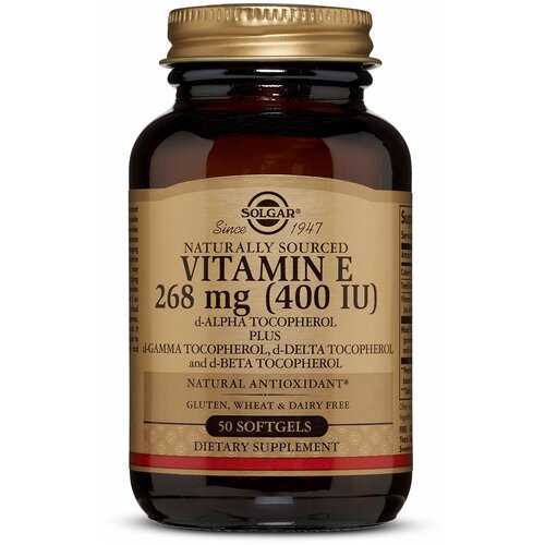  E Solgar Vitamin E 268 mg. 400IU 50 .  1400