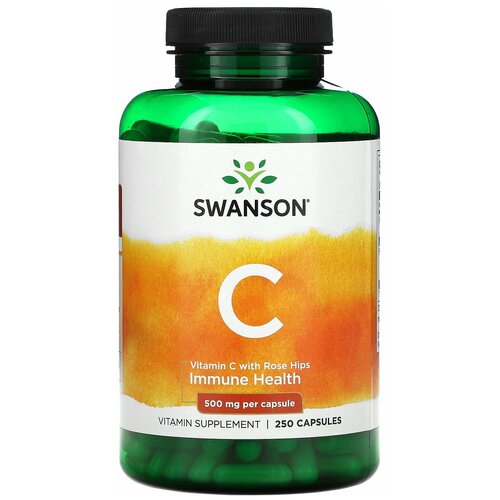 Swanson Vitamin C W/Rose Hips 500 mg 250  1465