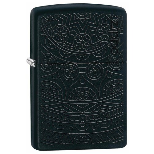  Zippo 29989  Tone on Tone Design Black Matte, ,    4996 