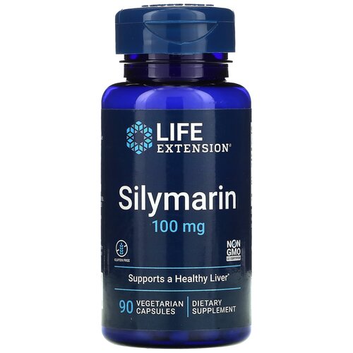  Life Extension Silymarin, 80 , 100 , 100 , 90 . 1455