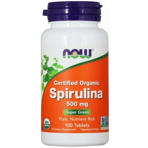 NOW Spirulina () 500 mg (100 tab)(100 ) 950