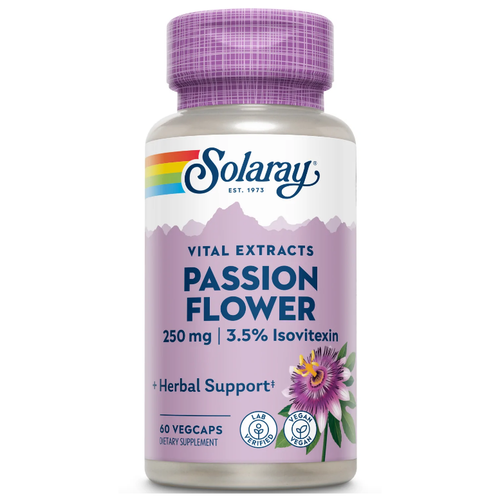 Solaray Guaranteed Potency Passion Flower Aerial Extract ( ) 250  60  1698