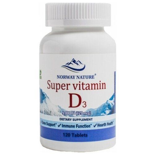   Norway Nature Super Vitamin D-3 5 000 ME (120 ) 1177