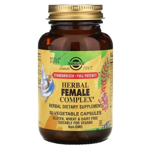 Solgar Herbal Female Complex ., 160 , 50 . 1989