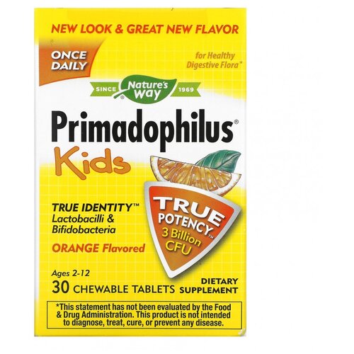 Nature's Way Primadophilus Kids ���. ���., 60 �, 30 ��., 1 ��., ��������, ����, ������ ������ �� 2842 ���
