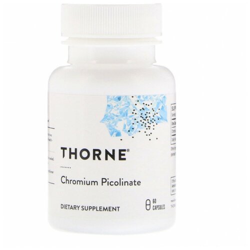   500 , Chromium Picolinate 500 mcg, Thorne Research, 60  2290