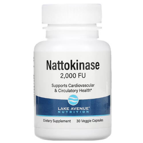 Lake Avenue Nutrition Nattokinase Proteolytic Enzyme (  ) 2000FU 30  1299