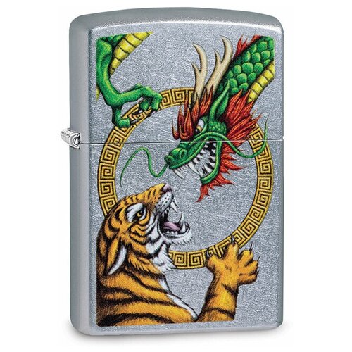  ZIPPO Dragon Design   Street Chrome, /, , 38x13x57 , ,    5460 