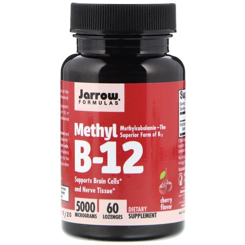  Jarrow Formulas Methyl B-12, 50 , 5000 , 60 . 5494