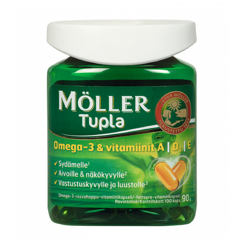 Moller Tupla Omega-3      .   e  , 100 .  2390