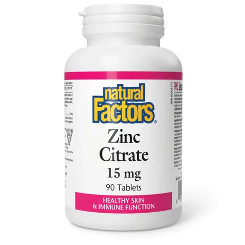 Natural Factors Zinc Citrate ., 15 , 50 , 90 . 974