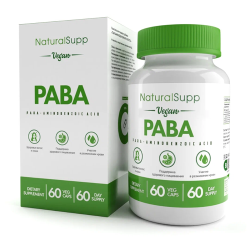  NaturalSupp Vegan PABA, 60 ., ,    661 