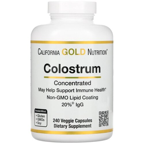 California Gold Nutrition Colostrum . ., 0.2 , 240 . 4481