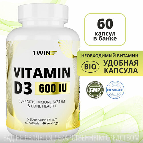 1WIN  3, , D3 600 ME Vitamin D 3  3 , 60   ,   ,  301